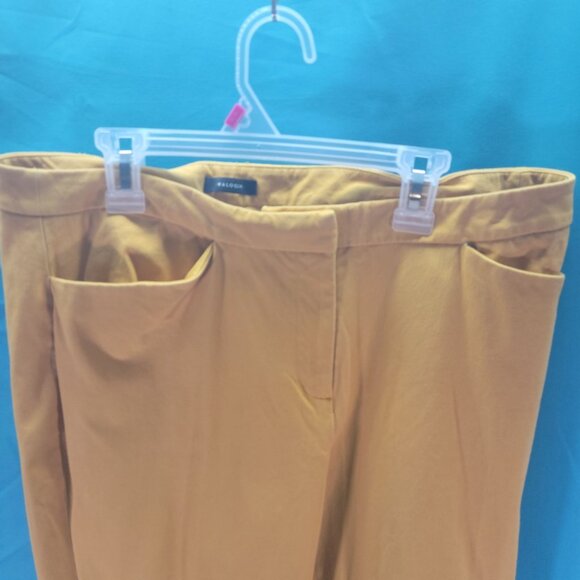 Halogen Womens Mustard Yellow Pants Size 12 - Picture 2 of 7
